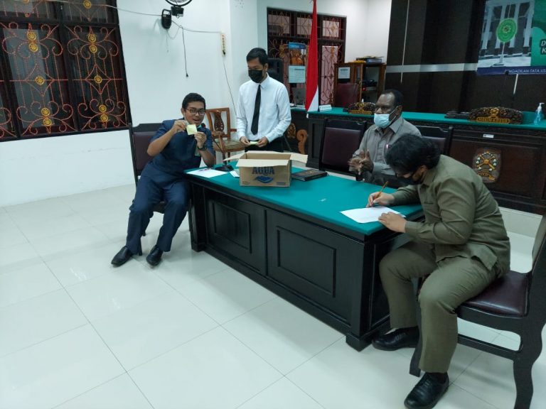 Pemilihan Pegawai Teladan pada Pengadilan Tata Usaha Negara Jayapura.