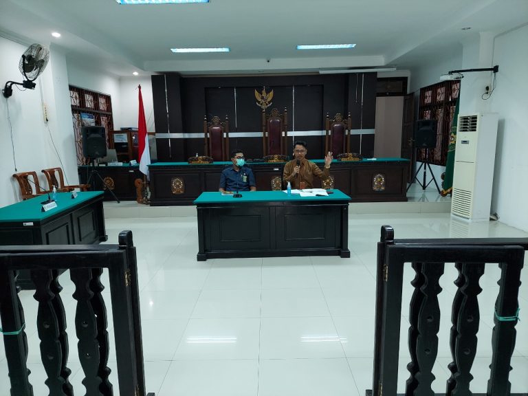 Rapat Bulanan Monitoring dan Evaluasi pada Kepaniteraan dan Kesekretariatan Bulan Mei 2021.