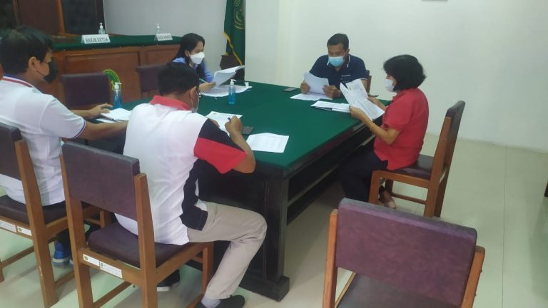 Rapat Monitoring dan Evaluasi pada Kesekretariatan Bulan Mei 2021.