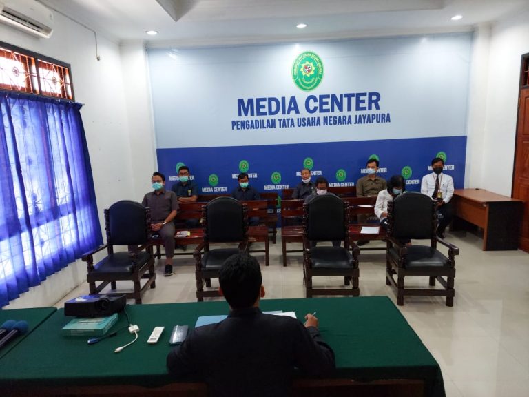 Rapat Monitoring dan Evaluasi Pembangunan Zona Integritas Pengadilan Tata Usaha Negara Jayapura.