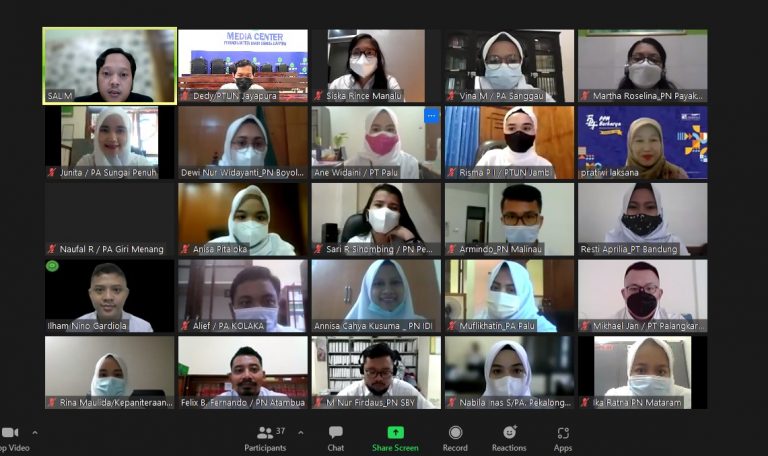 Pelatihan Online Membangun Pola Pikir Berkelanjutan dan Kecepatan Pembelajaran ( Cultivating Growth Mindset and Learning Anglity ) bagi CPNS dari tempat Tugas Tahun 2021.