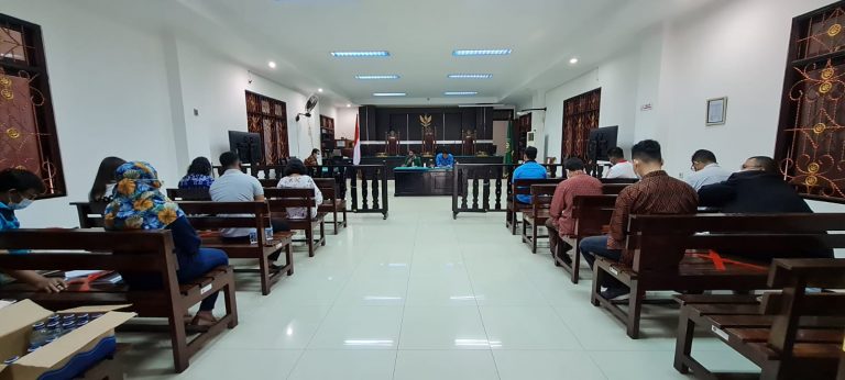 Rapat Bulanan Monitoring dan Evaluasi pada Kepaniteraan dan Kesekretariatan Bulan Agustus Tahun 2021