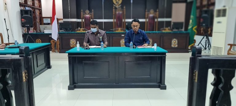 Rapat Bulanan Monitoring dan Evaluasi pada Kepaniteraan dan Kesekretariatan Bulan September Tahun 2021