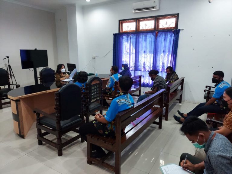 Rapat Monitoring dan Evaluasi pada Kesekretariatan bulan September 2021