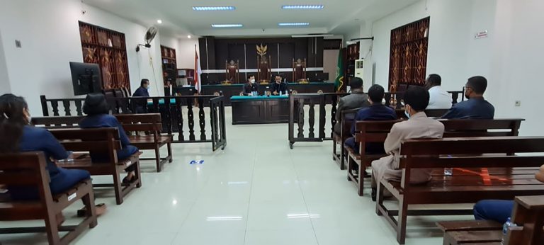 Rapat Bulanan Monitoring dan Evaluasi pada Kepaniteraan dan Kesekretariatan Bulan Oktober Tahun 2021.