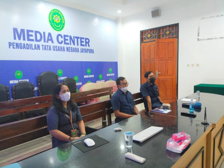 Sosialisasi Aplikasi e-SADEWA secara virtual.