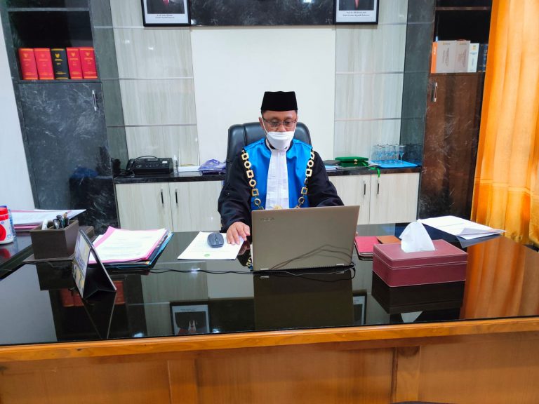 Sidang Istimewa Dan Laporan Tahunan Mahkamah Agung Tahun 2021 Secara Virtual