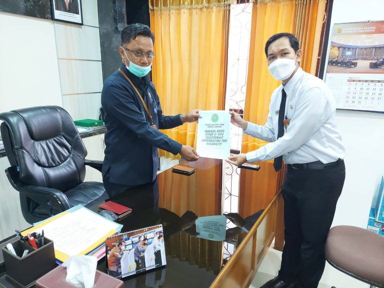 Video Launching Tutorial Penggunaan Fitur E-TIFA (Elecktronic Information For Disability).