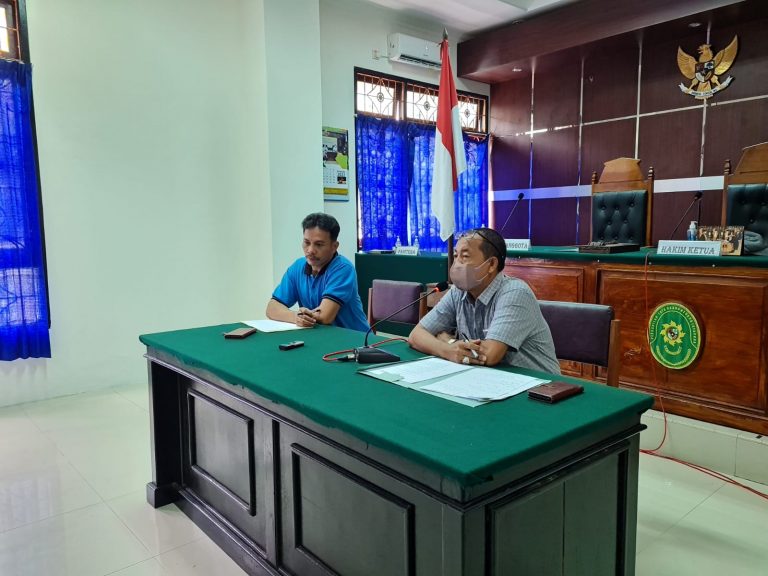 Rapat Monitoring dan Evaluasi pada Kepaniteraan Bulan Juli Tahun 2022