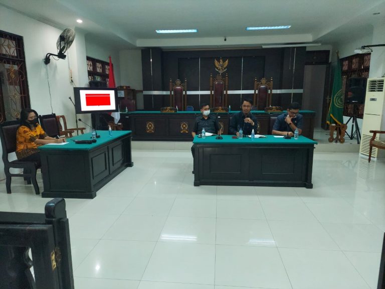 Rapat Bulanan Monitoring dan Evaluasi pada Kepaniteraan dan Kesekretariatan Bulan Agustus Tahun 2022