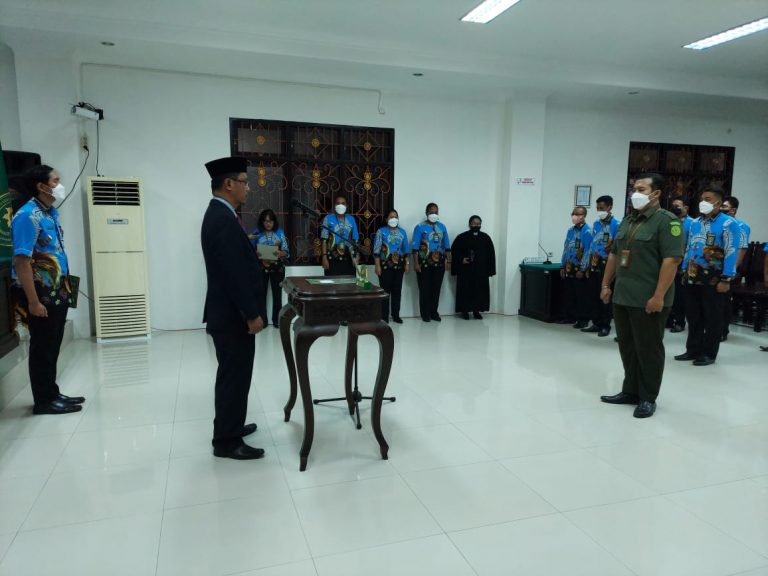 Pelantikan dan Pengambilan Sumpah Jabatan Fungsional Pranata Komputer Ahli Pertama.