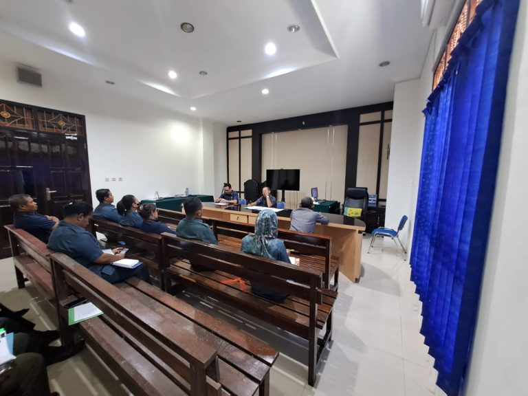 Rapat Evaluasi dan Monitoring Kepaniteraan Bulan Juli 2023