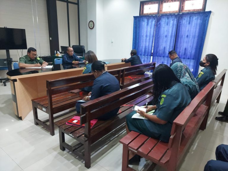 Rapat Evaluasi dan Monitoring Kepaniteraan Bulan Agustus 2023