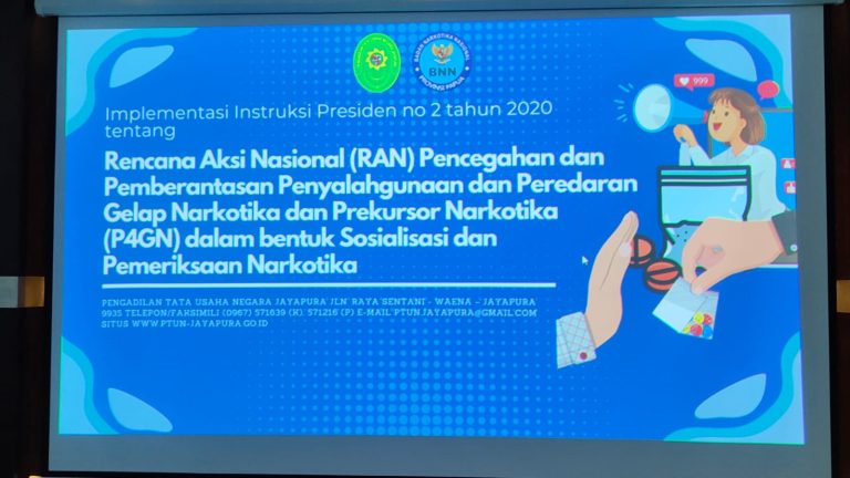 Sosialisasi dan Pemeriksaan Narkotika dalam Rangka P4GN