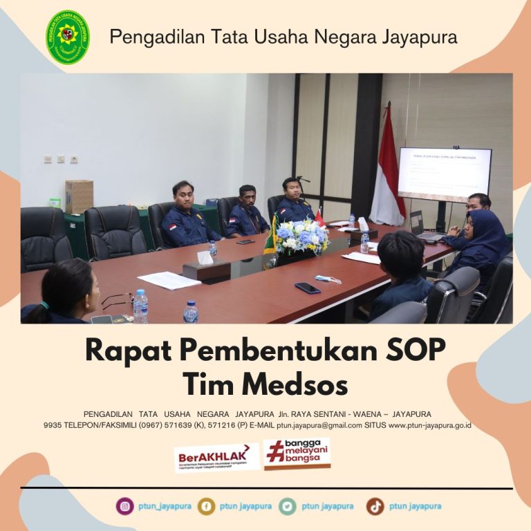 Rapat Pembentukan SOP Tim Medsos