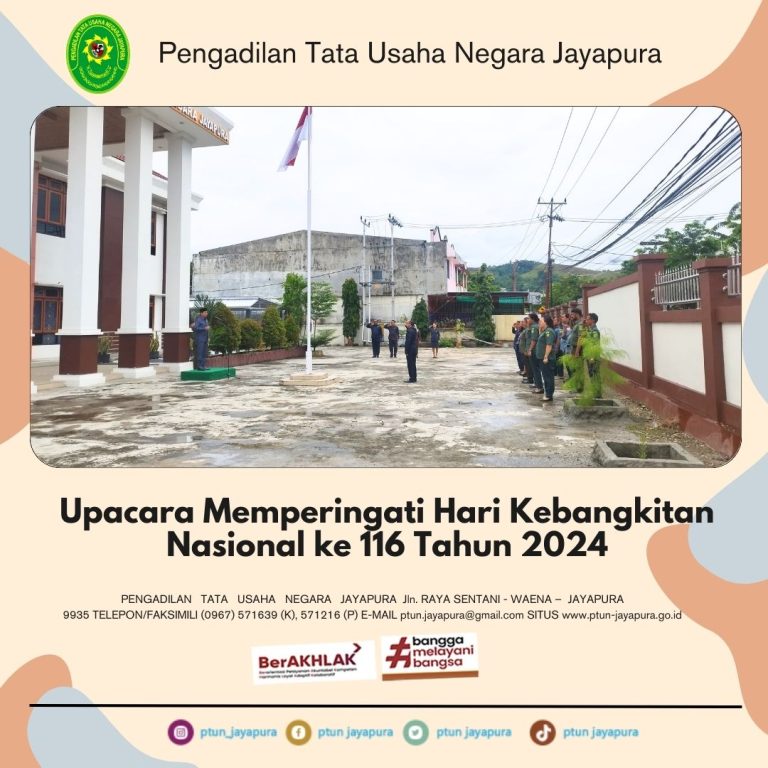 UPACARA MEMPERINGATI HARI KEBANGKITAN NASIONAL KE 116 TAHUN 2024