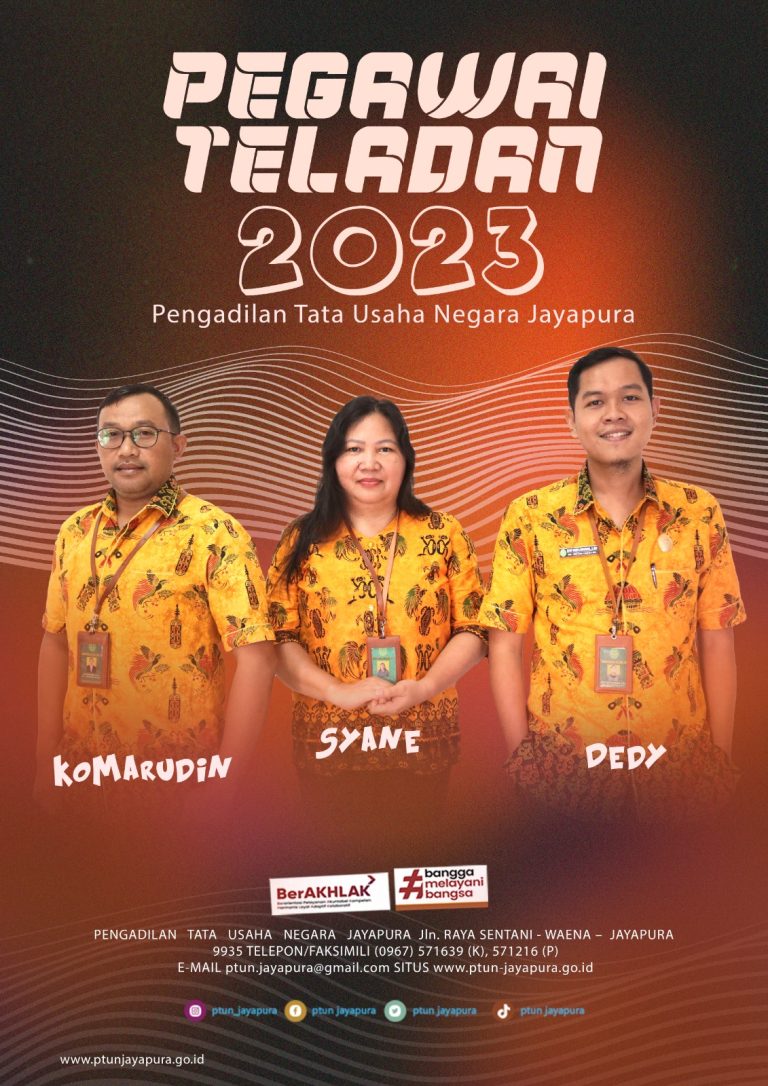 Pegawai Teladan Tahun 2023 dan Agen Perubahan Tahun 2024