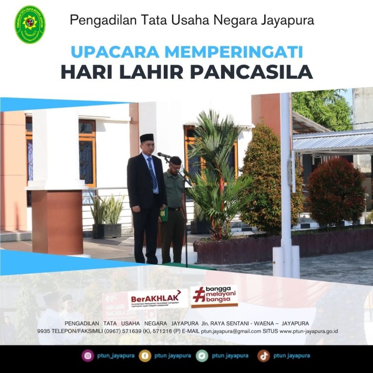 Upacara Memperingati Hari Lahir Pancasila Tahun 2024