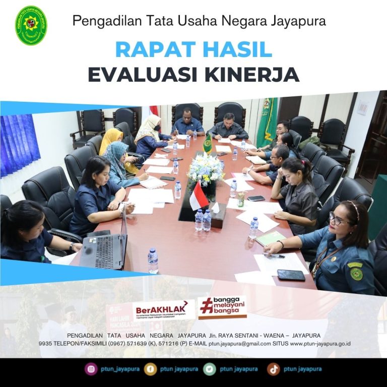 RAPAT HASIL EVALUASI KINERJA