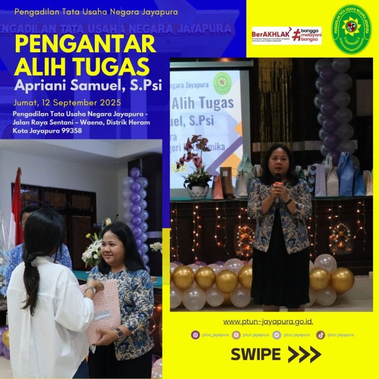 PENGANTAR AHLI TUGAS Apriani Samuel, S.Psi