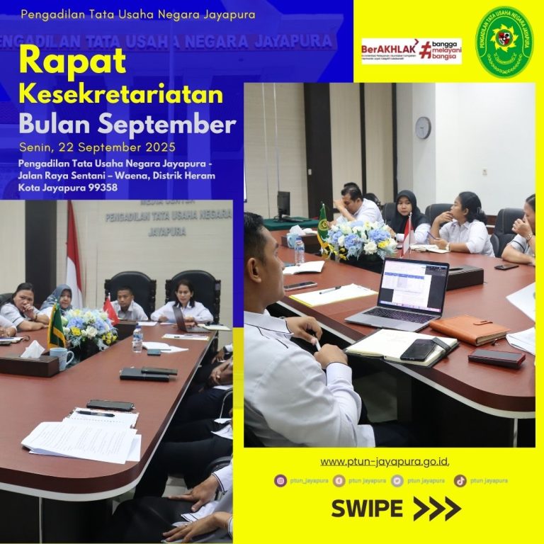 Rapat Kesekretariatan Bulan September 2025