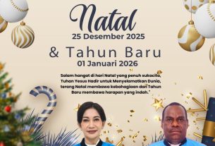 Keluarga Besar PTUN Jayapura Mengucapkan Selamat Natal 25 Desember 2025 dan Menyongsong Tahun Baru 2026