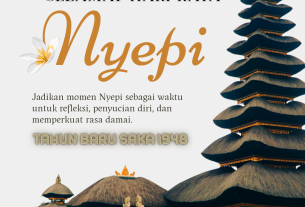 Keluarga Besar Pengadilan Tata Usaha Negara Jayapura mengucapkan Selamat Hari Raya Nyepi Tahun Baru Saka 1948