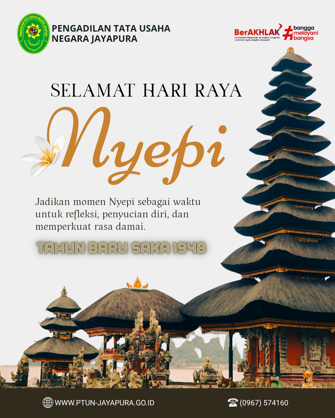 Cokelat Tradisional Ucapan Hari Raya Nyepi Instagram Post 1