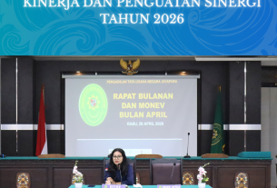 Rapat Bulanan PTUN Jayapura: Perkuat Evaluasi dan Tingkatkan Kualitas Pelayanan Peradilan