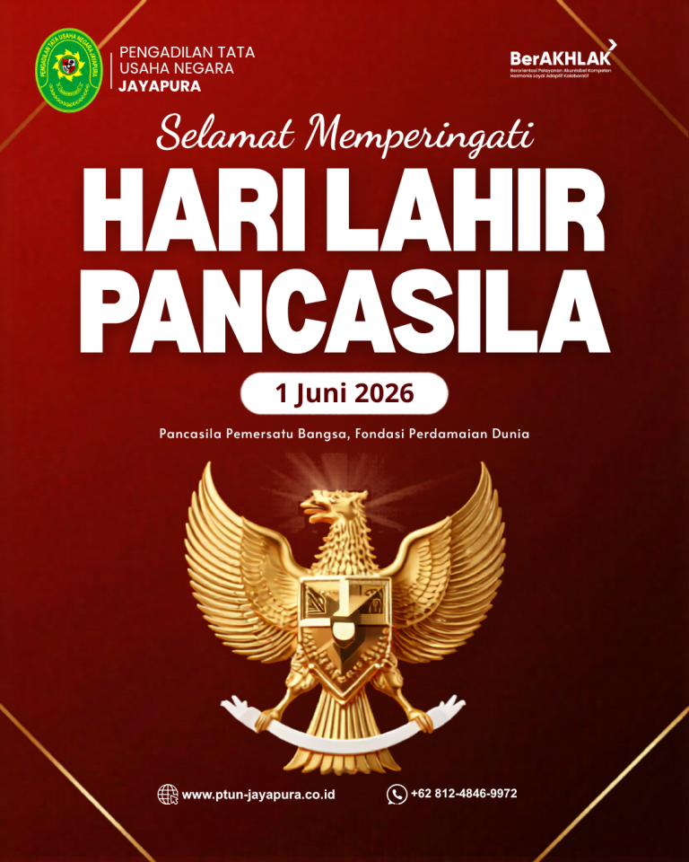 Peringatan Hari Lahir Pancasila 1 Juni 2026