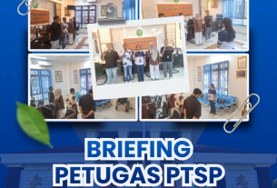 Briefing dan Pengarahan PTSP, PTUN Jayapura Perkuat Komitmen Pelayanan Prima