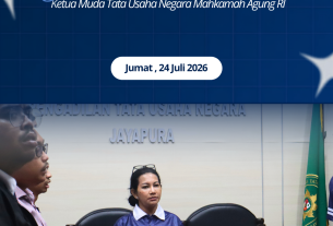 PTUN Jayapura Ikuti Pembinaan Ketua Muda TUN Mahkamah Agung RI, Perkuat Integritas dan Kualitas Kinerja