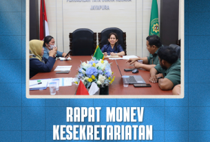 Sekretaris PTUN Jayapura Pimpin Monitoring dan Evaluasi Kesekretariatan