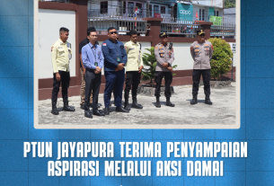 Aksi Damai di PTUN Jayapura Berlangsung Tertib, Juru Bicara Sampaikan Mekanisme Upaya Hukum