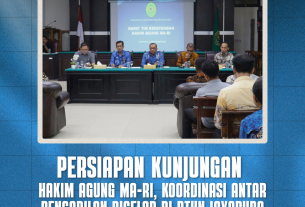 PTUN Jayapura Jadi Tuan Rumah Rapat Persiapan Kedatangan Hakim Agung di Jayapura