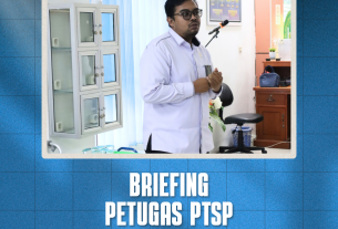 PTUN Jayapura Gelar Briefing Rutin PTSP, Perkuat Komitmen Pelayanan Prima