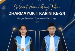 PTUN Jayapura Mengucapkan Dirgahayu ke-24 Dharmayukti Karini Mahkamah Agung RI